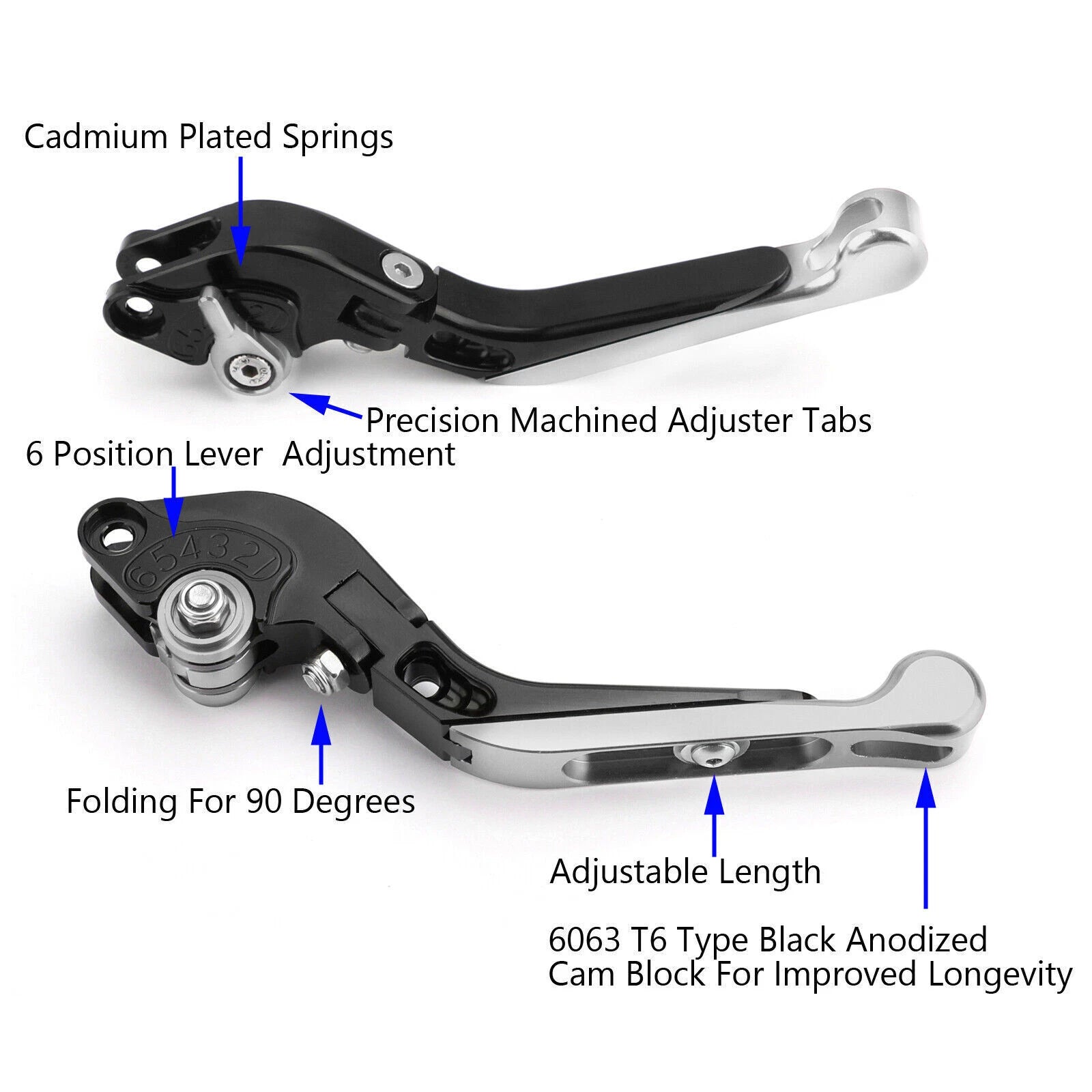 Adjustable Folding Brake & Clutch Lever for 790 (2018–2019) T9