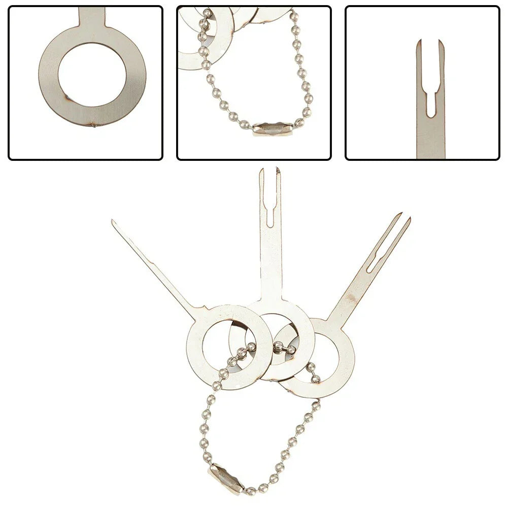 1set Terminal Key Pin Wiring Crimp Connector Puller Tool