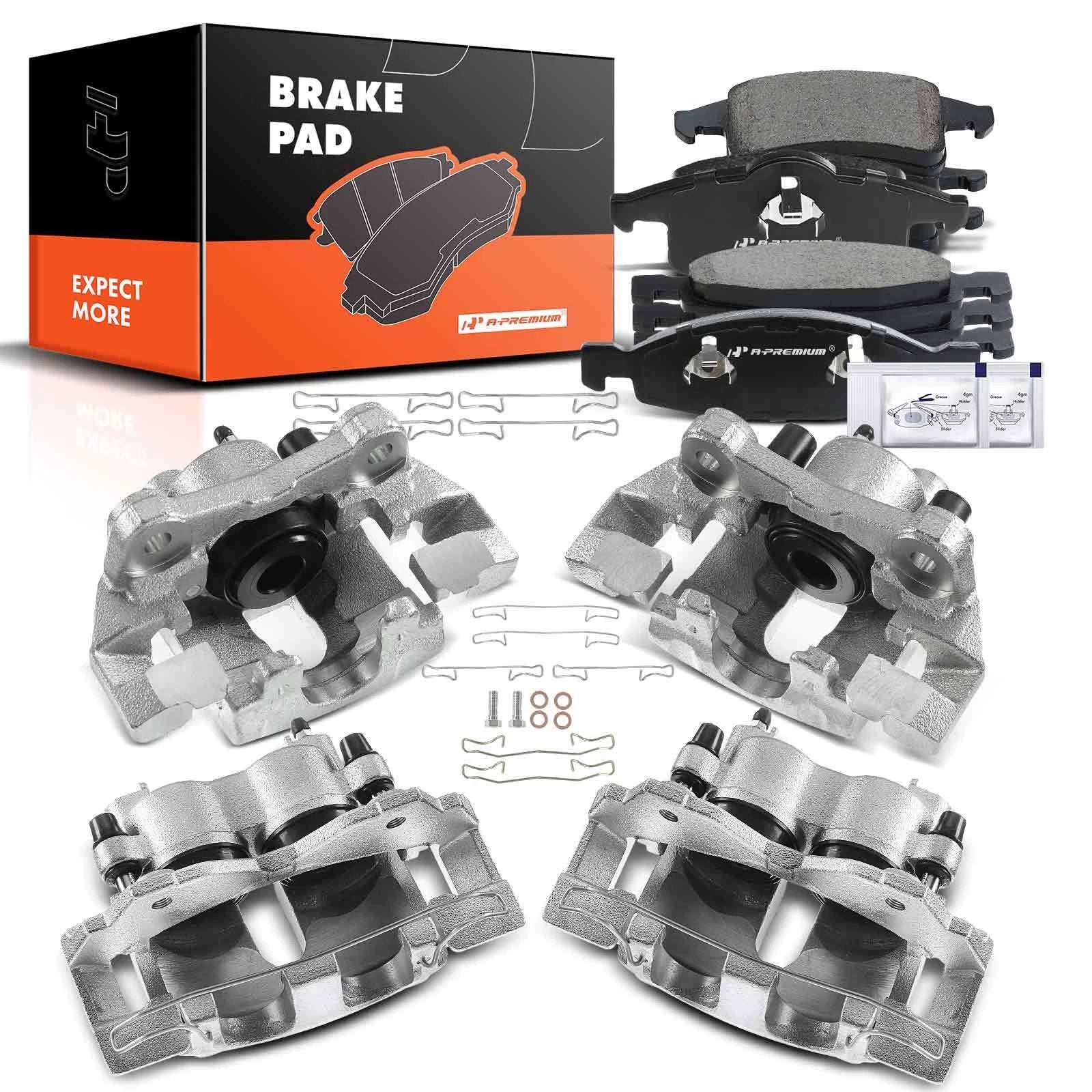 Front & Rear Ceramic Brake Pads for Jeep Grand Cherokee 