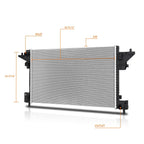 OE Aluminum Radiator DPI-13271 for Chevy Volt (2011–2015) & Cadillac ELR (2014–2016)