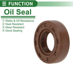 Set of 5 Oil Seals FKM Rubber 18x35x10mm for Various Models 