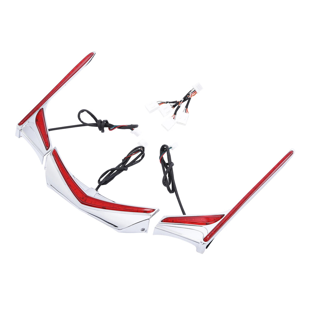 LED Fender Tip Brake Accent Light Strips for Honda Goldwing 1800 F6B (2012–2017)