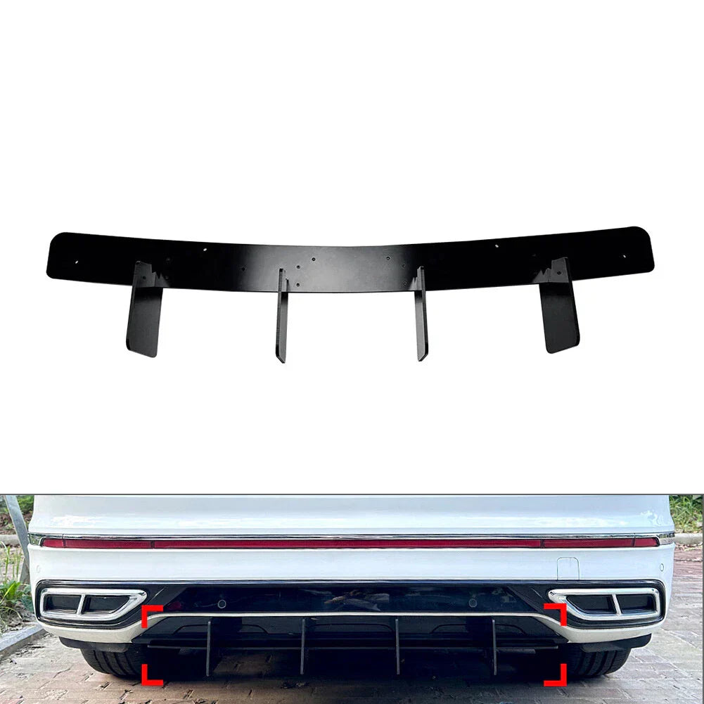 Rear Bumper Spoiler Splitter Protector for VW Tiguan Rline (2021-2023)