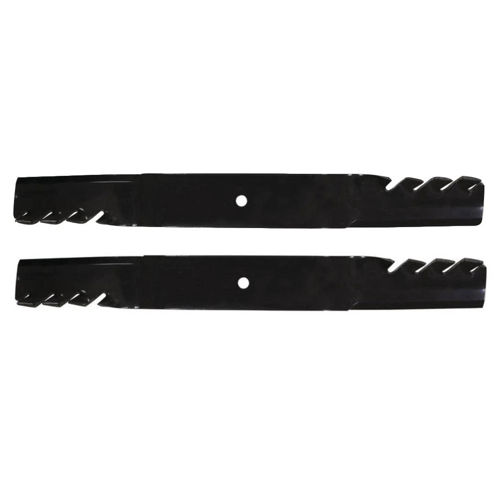 2X Toothed Blades for Toro Recycler Groundsmaster (21-3/4" X 1/2", 92-5608-03)