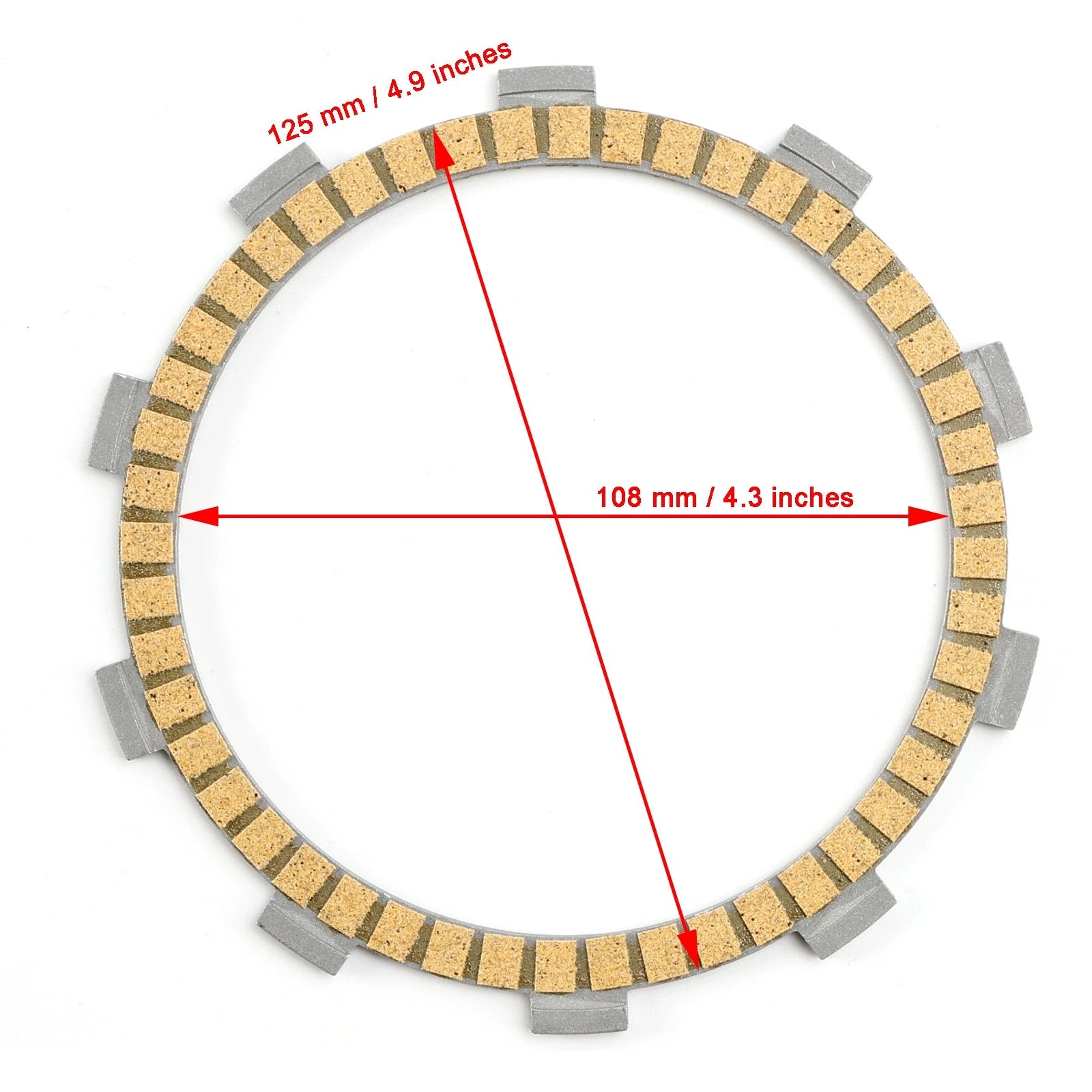 Clutch Friction Plate Kit for Kawasaki Ninja 400 (2018–2024) 13088-0593
