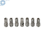 7pc Double Angle Collets DA300 for CNC Mill Lathe (1/16 to 1/4 Inch)