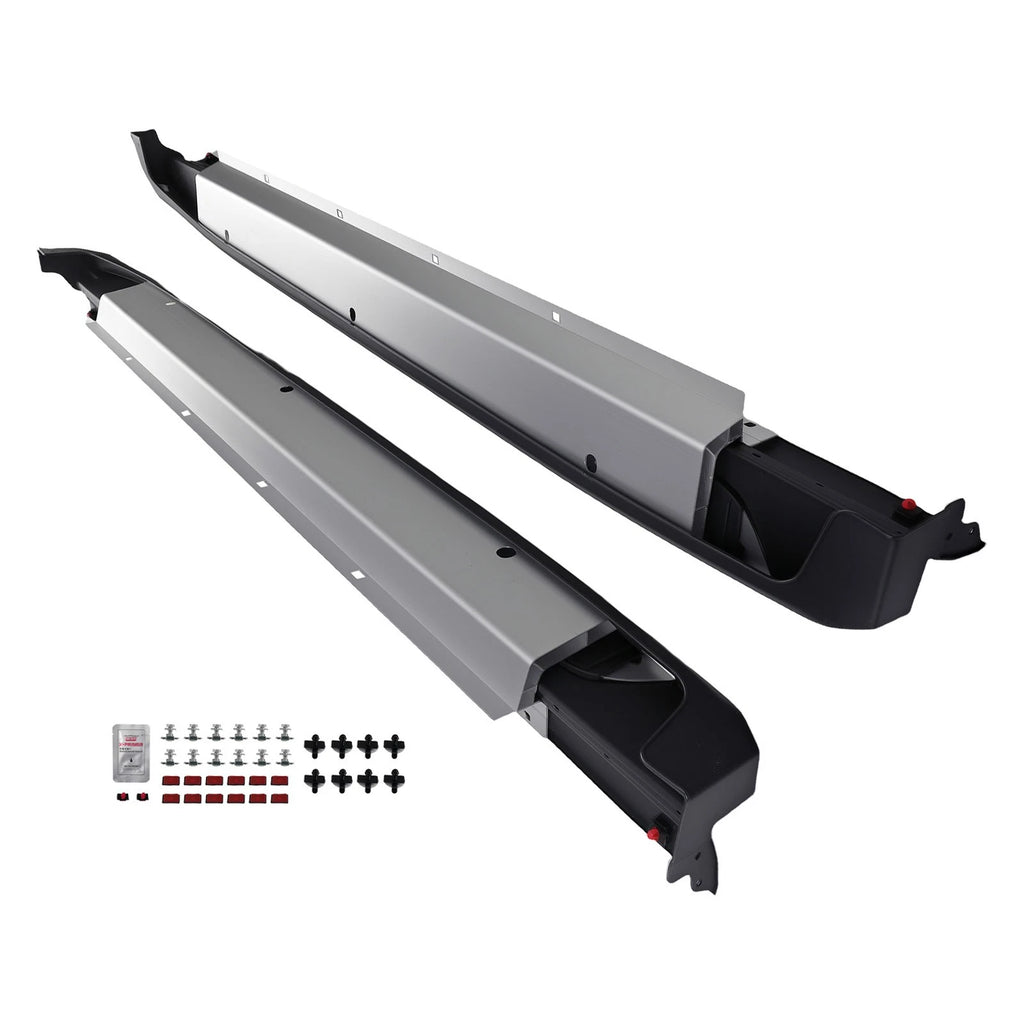 Running Board Side Steps for Kia Telluride (2019–2024) Black Aluminum Pair