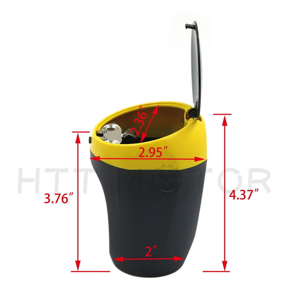 Cigarette Ashtray for Auto Car Bucket Yellow Cup Holder