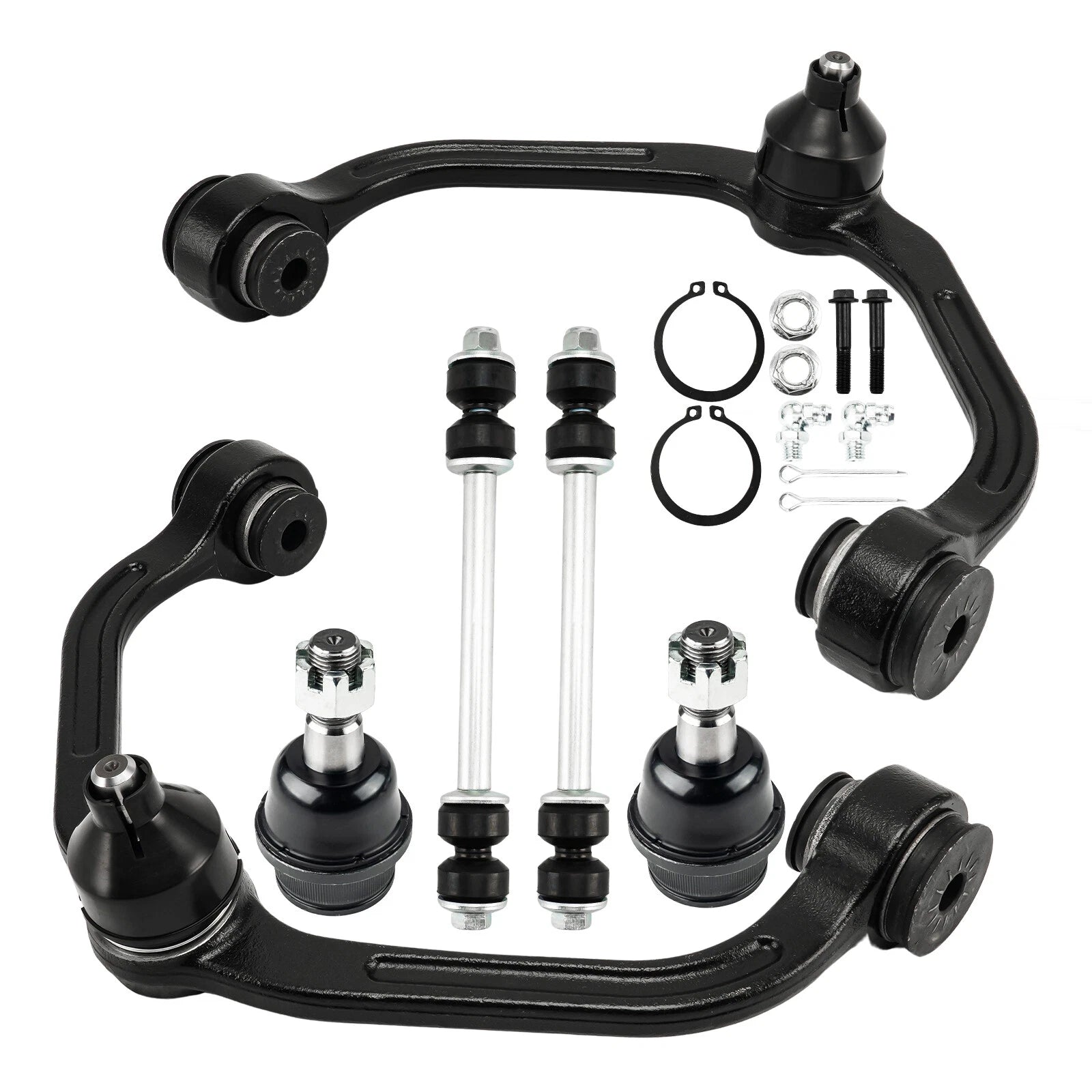 Front Upper Control Arms Ball Joints and Sway Bar for Ford Ranger Mazda (1998–2007)