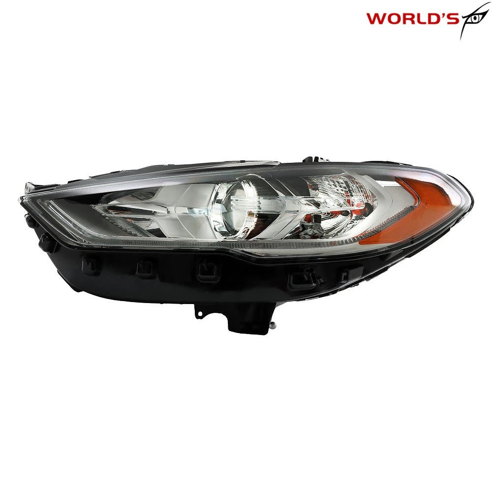 Projector Front Headlights for Ford Fusion (2017–2019) Halogen LED DRL