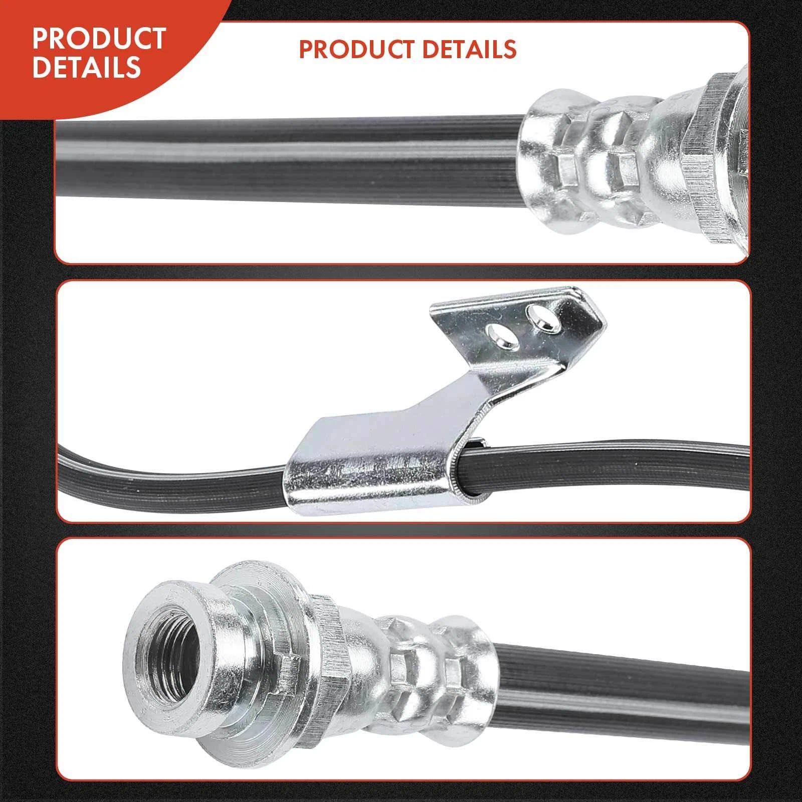 Front Left Brake Hydraulic Hose for Chevy Tahoe C1500 C2500 GMC (1995–2000)