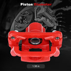 Set of 2 Red Rear Brake Calipers for Nissan Altima Maxima (2007–2012)