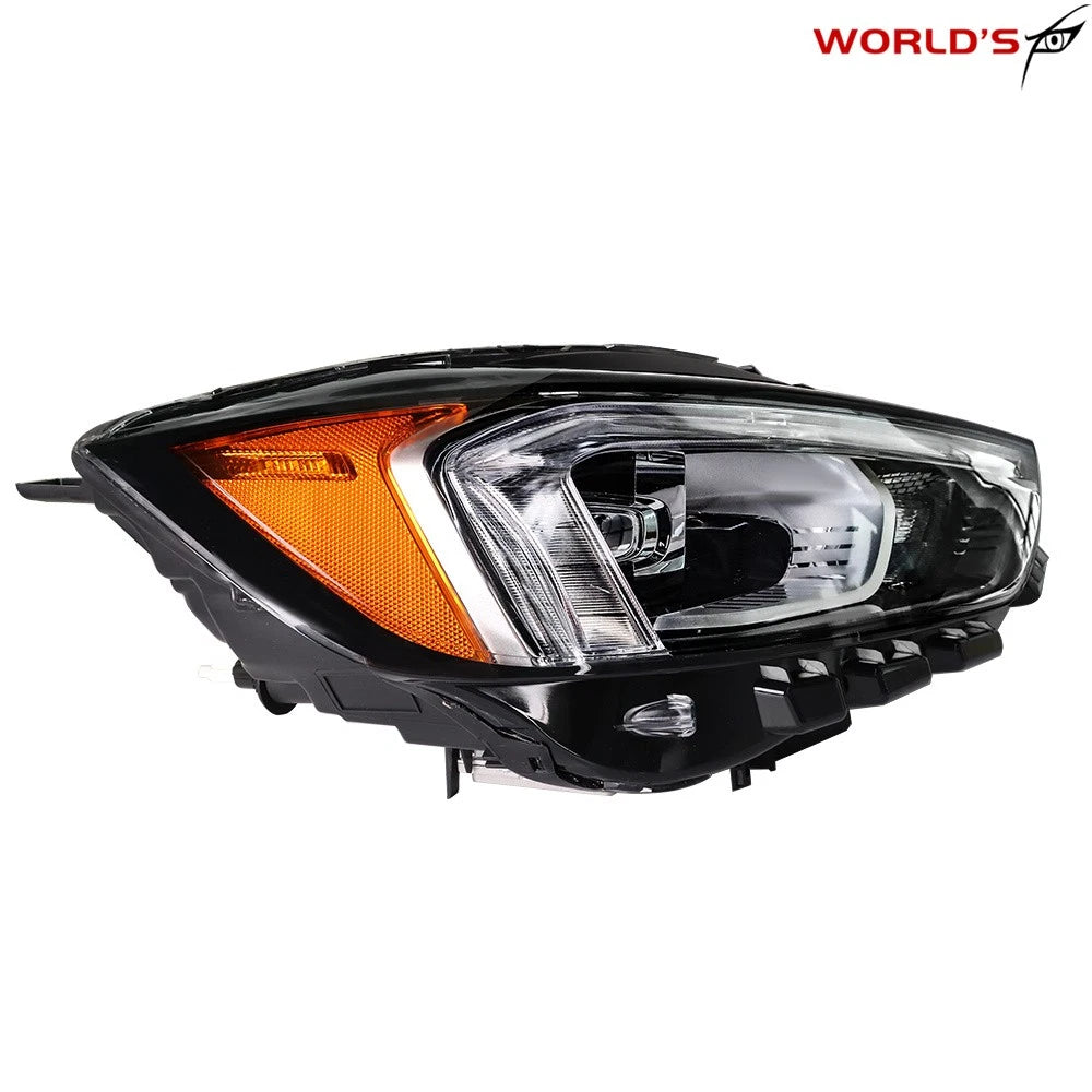 Right Side Headlight for Ford Edge (2019–2021) Full LED Black Housing