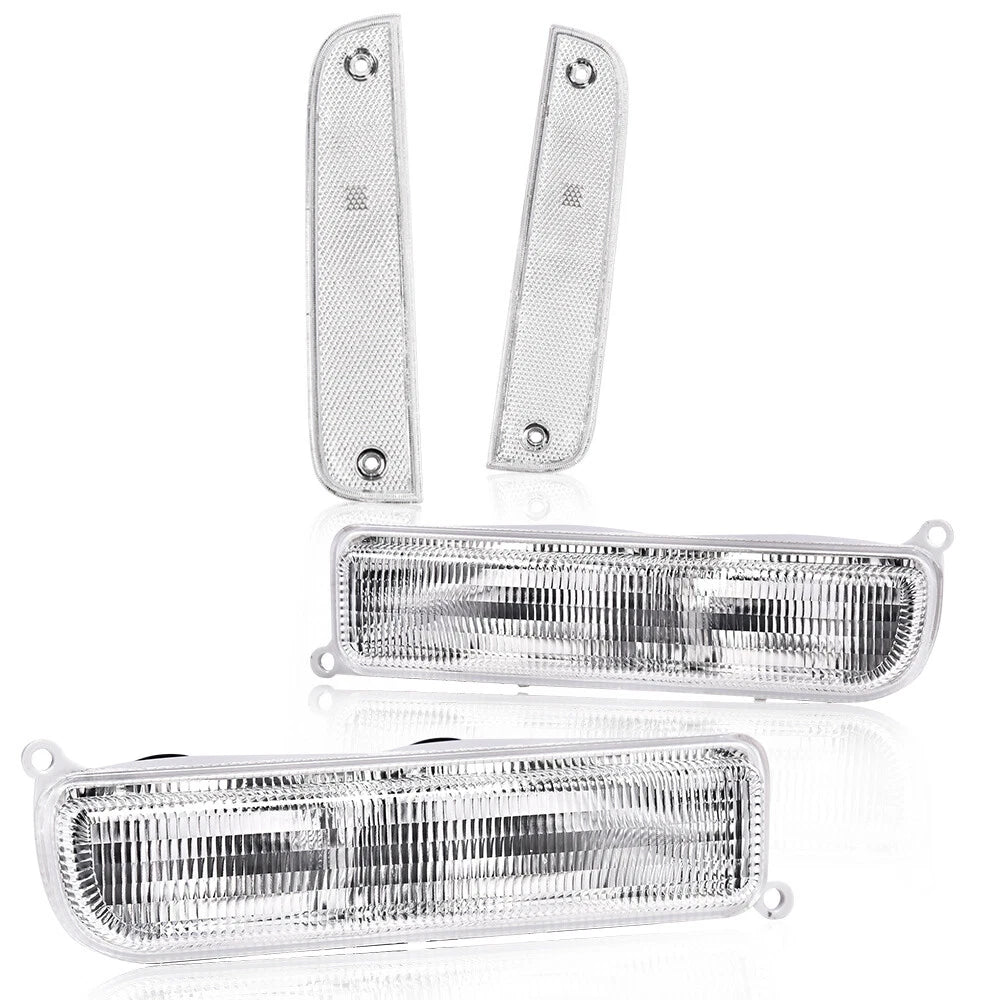 Clear Bumper Lights and Signal Corner Turn Lamps for Jeep Cherokee XJ (1997–2001)