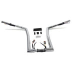 Chrome 12" Prewired 32mm Handlebar for Harley Sportster/Dyna/Softail (1996–2006)