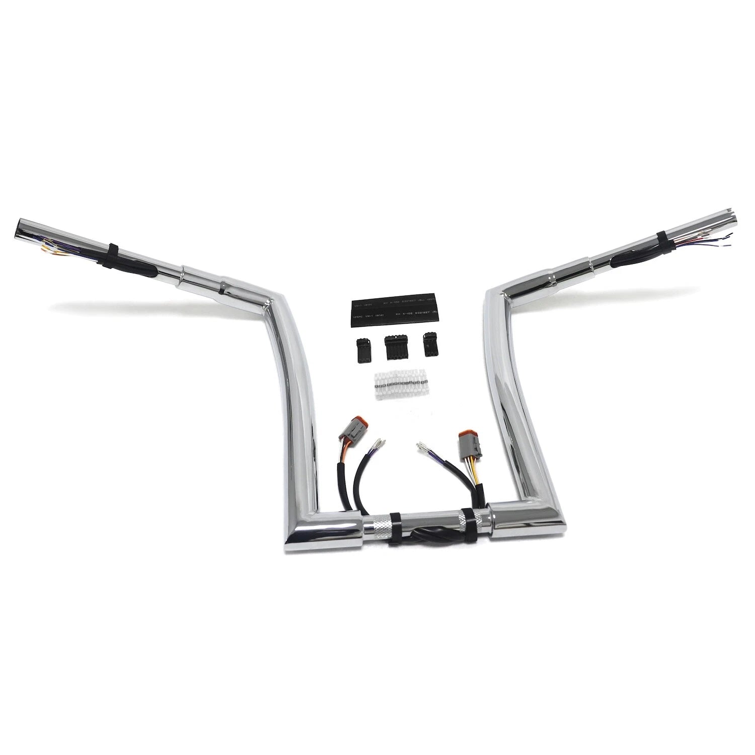 Chrome 12" Prewired 32mm Handlebar for Harley Sportster/Dyna/Softail (1996–2006)