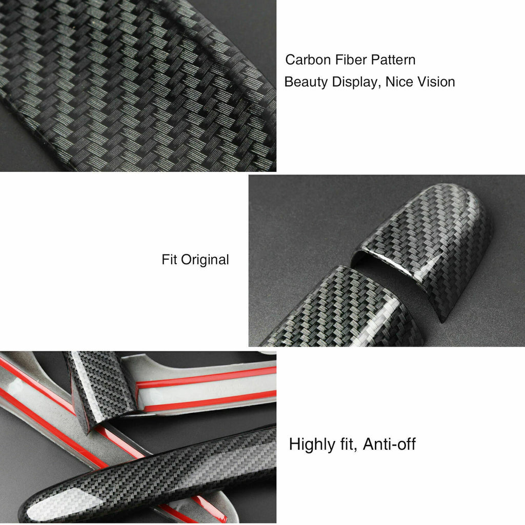 Carbon Fiber Side Door Handle Cover Trim for Honda Fit (2014-2020)