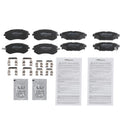 Set of 8 Ceramic Brake Pads for Subaru Forester (2009–2013)