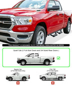 Stainless Steel Drop Armor for Dodge Ram 1500 Quad Cab (2019-2026)