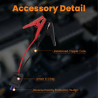 Jump Starter 18000 mAh Portable Battery Booster with LED Light for Vehicles