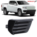 Front Passenger Side Fog Light Cover for Chevy Colorado (2021–2022) Black Trim