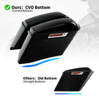 4" Stretched Saddlebag & Tray Organizers for Harley Electra Glide (2014–2024)