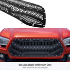 Stainless Black Laser Cut Grille for Toyota Tacoma (2016-2017)