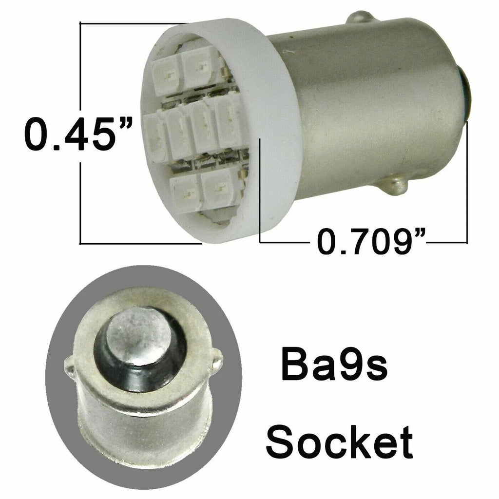 Ice Blue LED BA9s for 64111 64136 (2011-2016)