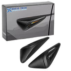 Matte Carbon Look Side Camera Trim Cover for Tesla Model 3 (2024–2024)