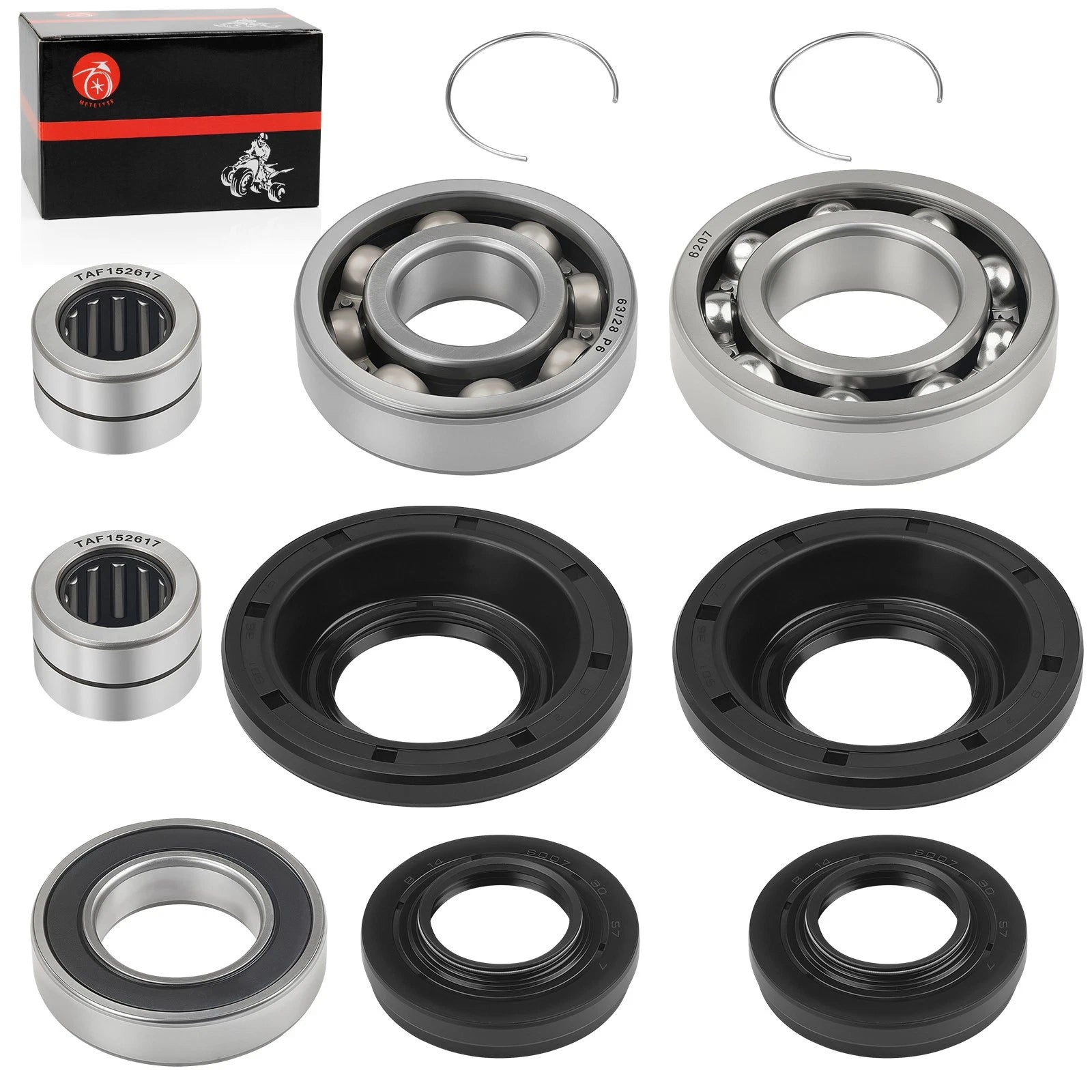 Rear Differential Bearing Seal Kit for Honda Rancher 420 TRX420FA5/FA6 (2015–2024)