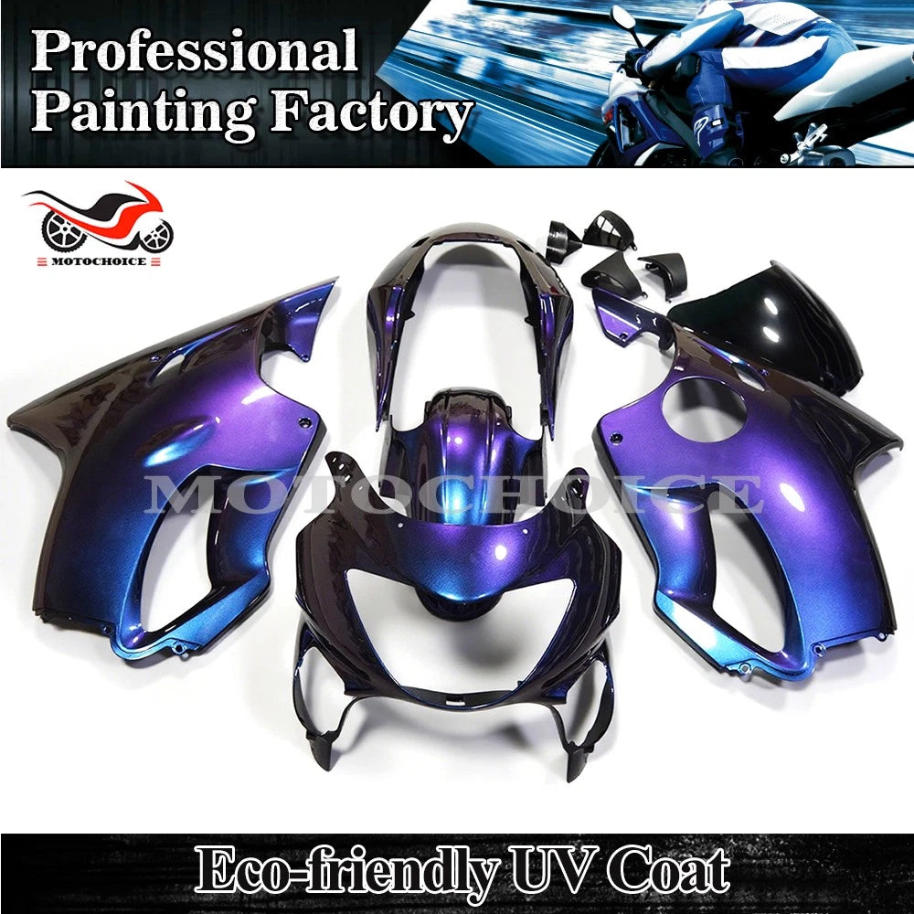 Chameleon Blue Purple Fairing Bodywork Kit for Honda CBR600 F4 (1999–2000)