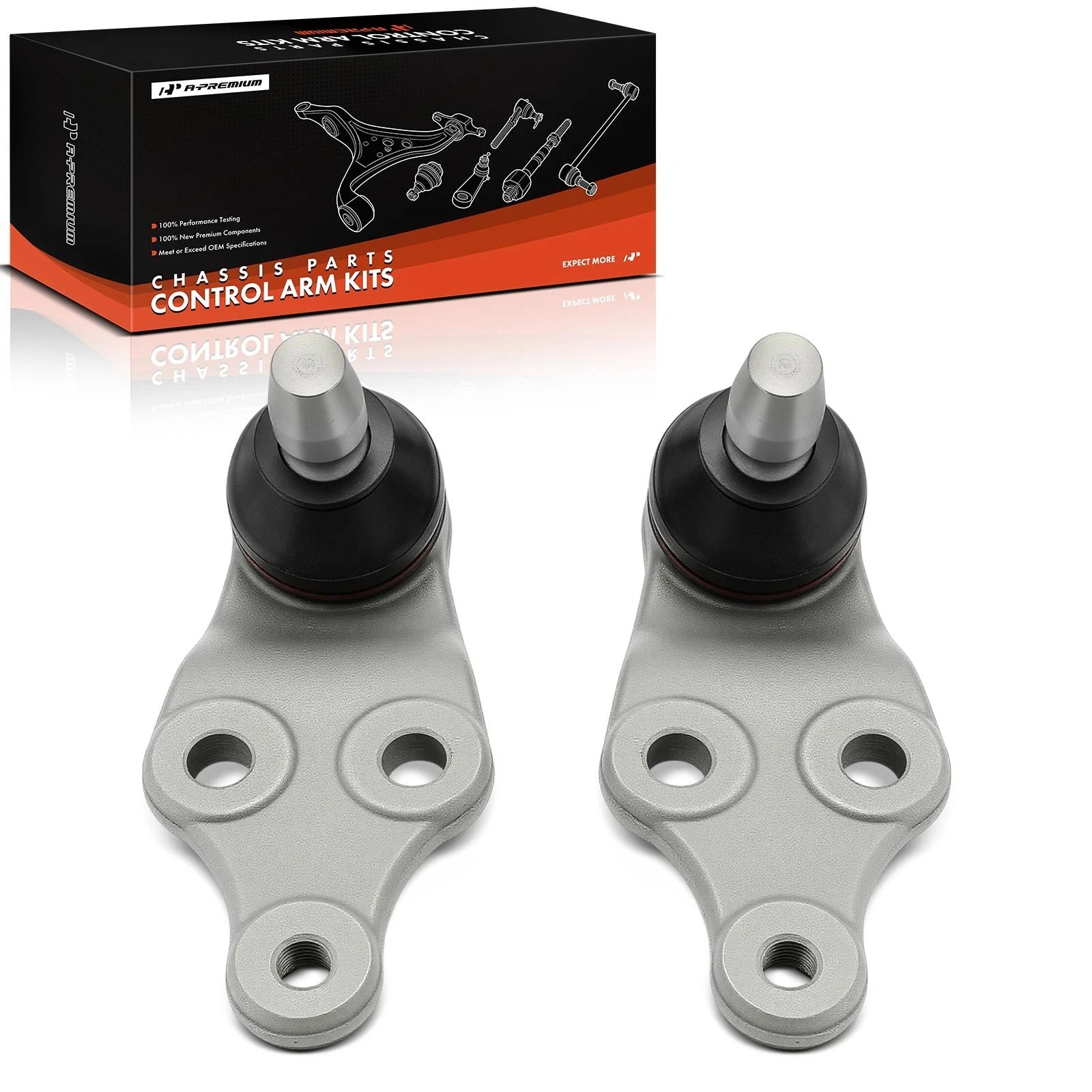 2X Front Lower Side Ball Joint Kit for Kia Sedona (2015–2021)