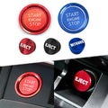 Aluminum Engine Start + Cigarette Lighter Eject Button Trim for Audi A4 S4 A5 S5 (2017–2025)