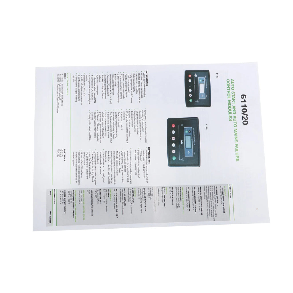 Electronic Control Module for DSE6110