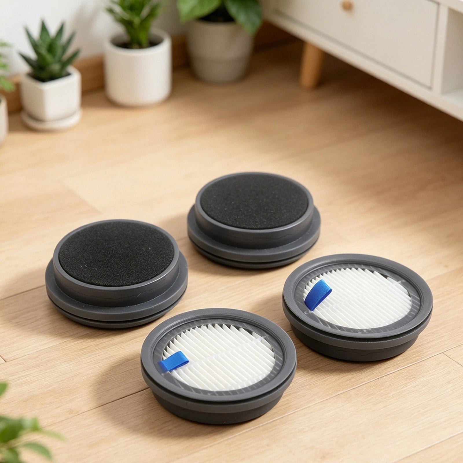 HEPA Filter Set of 4 for CHEBIO V16 PRO Vacuum Cleaner (Washable, Reusable)