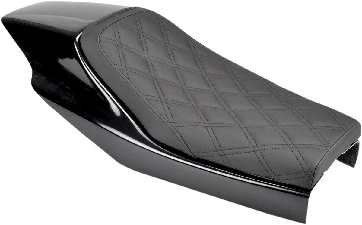 Saddlemen Eliminator Seat for Motorcycle (Black, Lattice Stitched, Z4204)