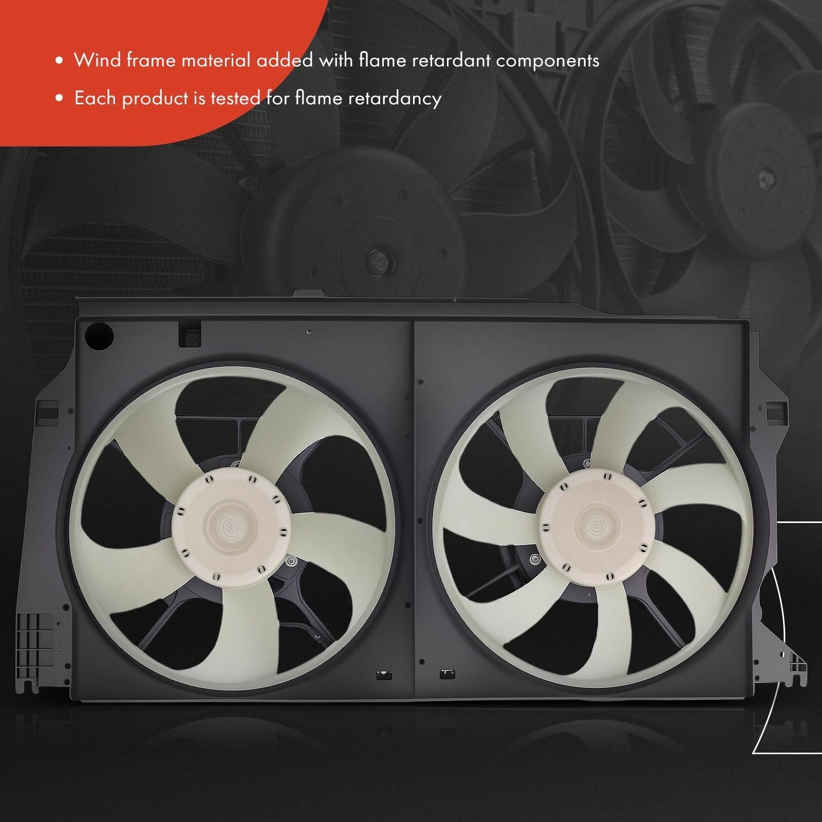 Dual Cooling Fan Assembly for Scion FR-S, Subaru BRZ, Toyota 86 (2013–2016)
