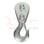 1X 2 Ton Snatch Block with Hook for Automotive Recovery