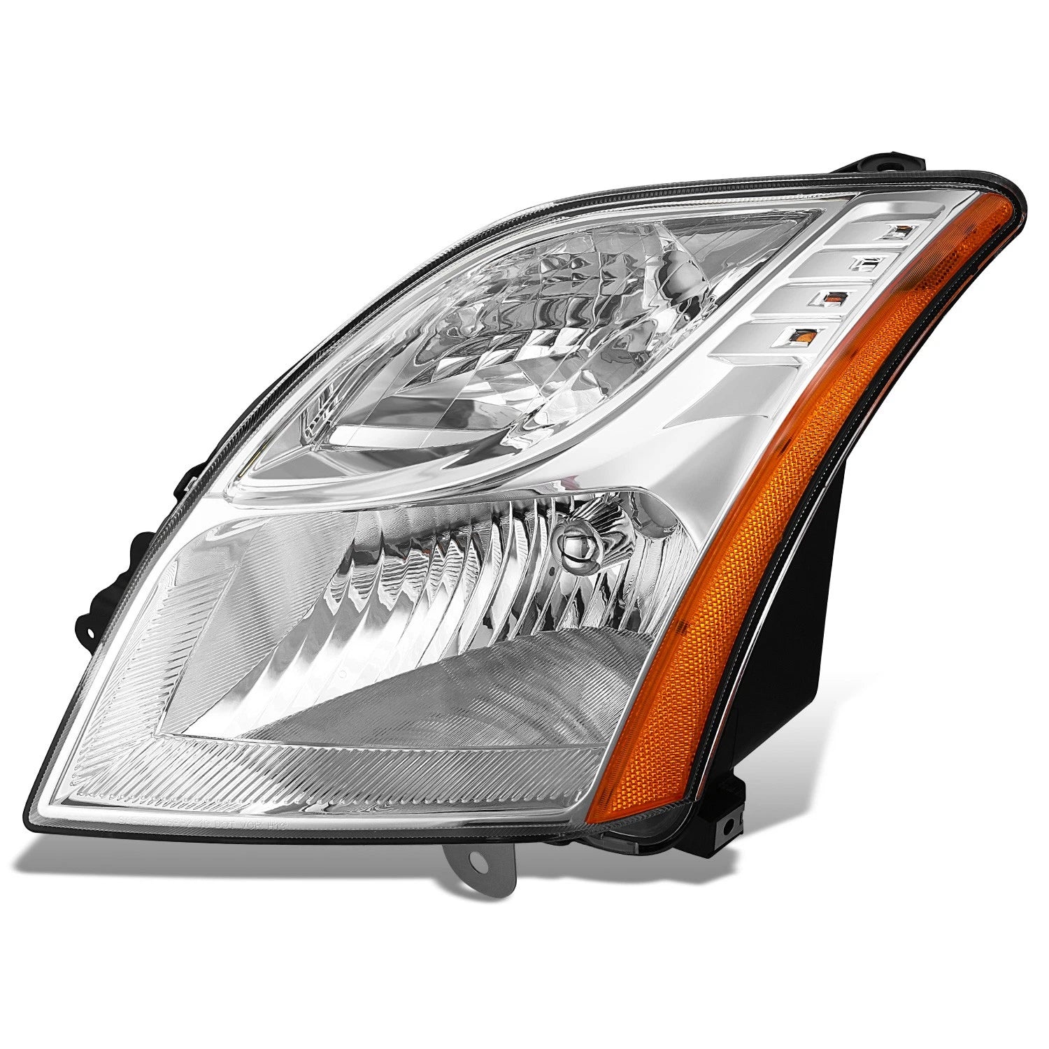 Left Chrome Housing Headlight Lamp for Nissan Sentra (2010–2012)