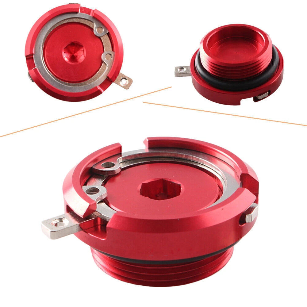 Oil Filler Cap for Kawasaki 250R Ninja (1986–2012) & ZX10R (2004–2013) Red M30 x 1.5