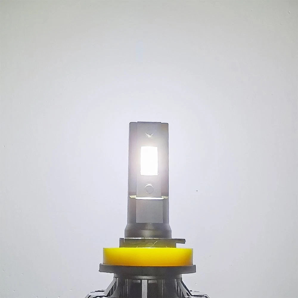 Set of 3 LED Headlight Bulbs 9005 + 9006 + H11 for