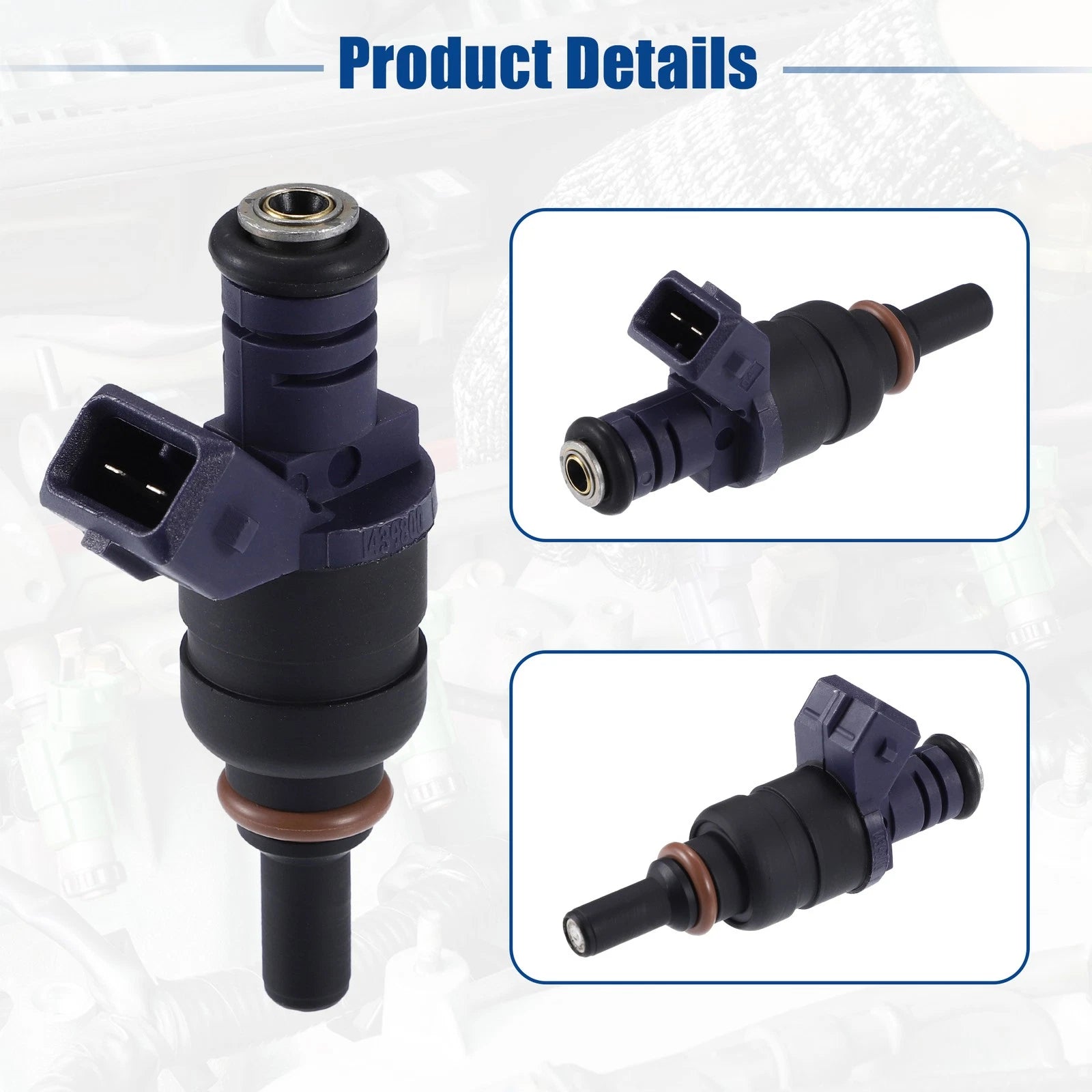 6 Pcs Fuel Injector Nozzle for BMW 330i 330Xi 530i (2001–2005) NO.1439800