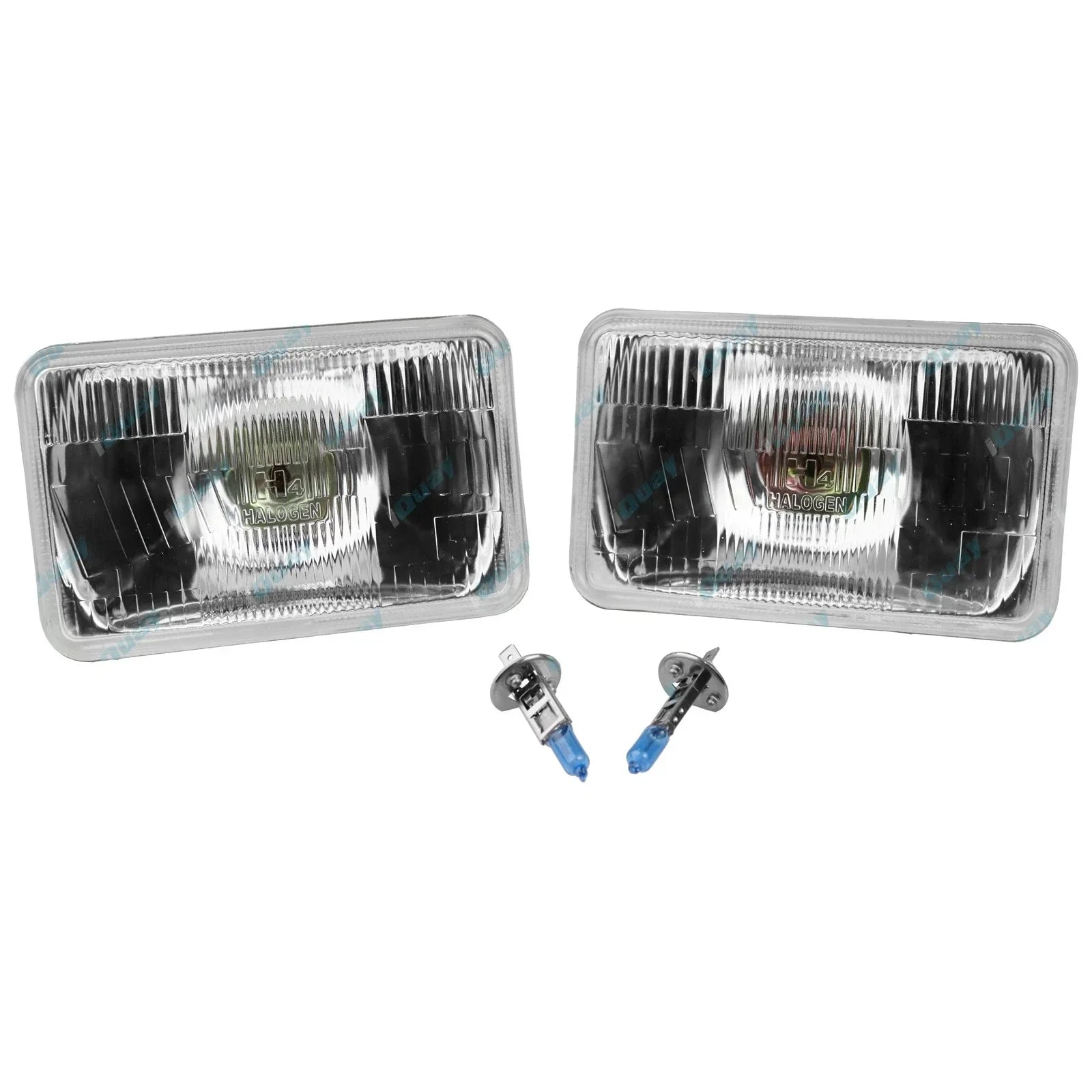 Rectangle 165mm x 100mm Headlight Hi Beam Halogen Conversion Kit H1 55w 12V