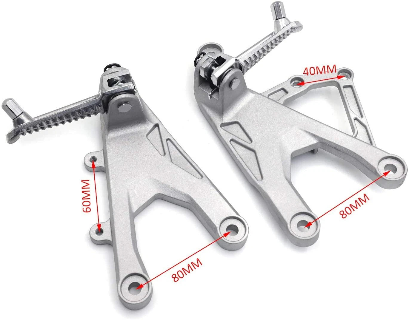 Footpeg Set for Yamaha YZF R1 R1S R1M (2015–2023)