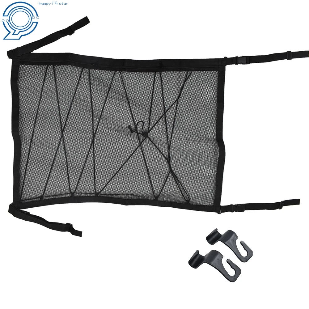 Double-Layer Interior Roof Storage Net for Vehicle (Fits Multiple Models)