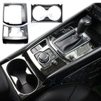 Titanium Console Gear Shift Cup Holder Panel Cover Trim for Mazda CX-5 (2017–2025)