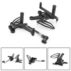 CNC Aluminum Rearsets Footpegs for Kawasaki Z400 / Ninja 400 (2018–2022)