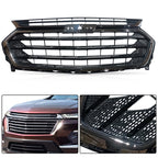 Black Front Bumper Upper Grille for Chevrolet Traverse (2018-2021)