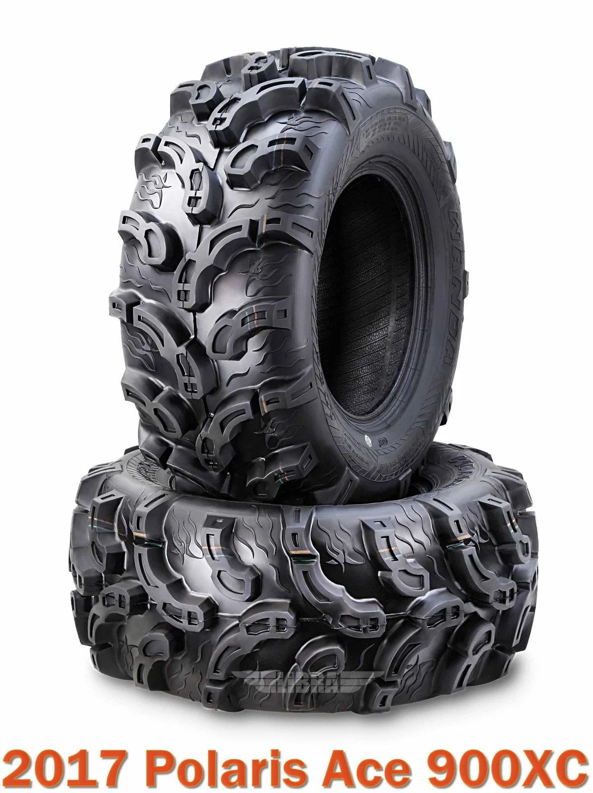 Set of 2 Front Tires for Polaris Ace 900XC ATV (2017) 27x9-12 Super Lug Mud