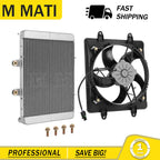 Cooling Radiator & Fan Motor Kit for Polaris RZR 570 800 / Sportsman ACE 325 570 (2011–2020)